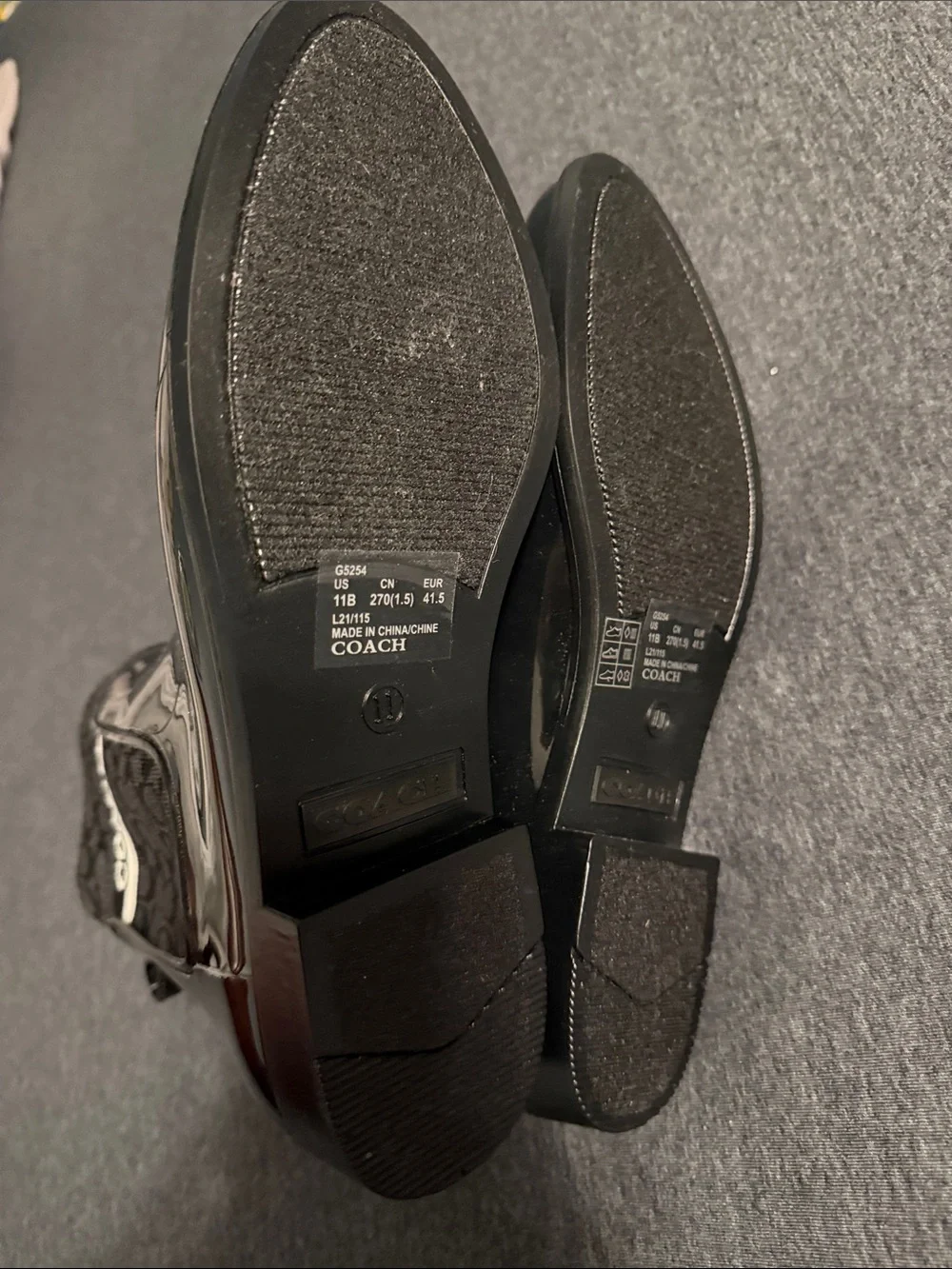 Coach Black Signature Chelsea Rain Booties for Women